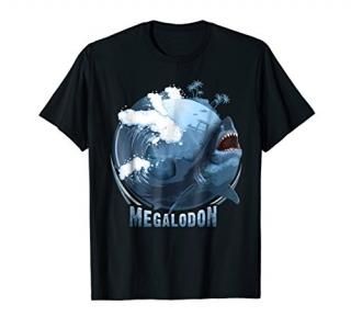 Megalodon Giant Shark T-Shirt Gift