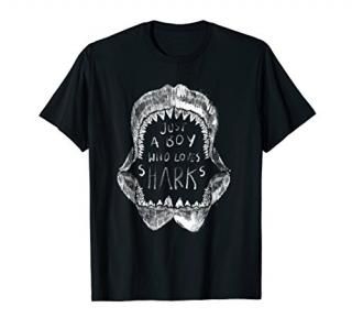 Love Shark Megalodon Design T Shirt Tee Gift Drawing