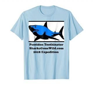 Poseidon Toothinator Megalodon Shark 2018 Expedition T-Shirt