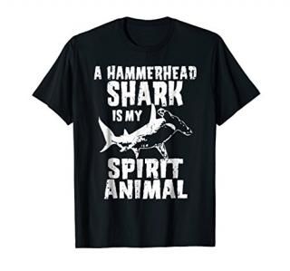 A Hammerhead Shark is My Spirit Animal Shirt Gift