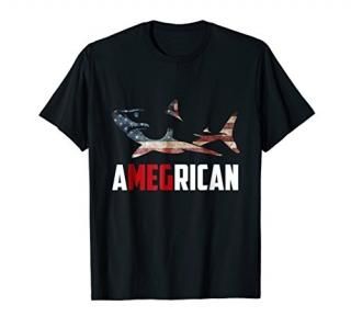 Shark USA American Flag T-Shirt 4th Of July Gift