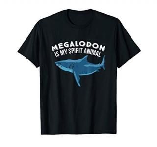 Megalodon Is My Spirit Animal Funny Megalodon T-Shirt