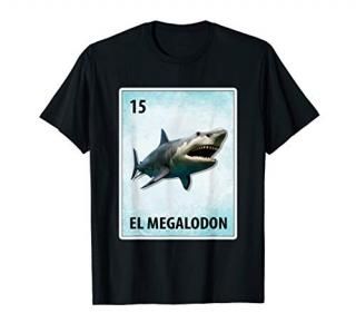 El Megalodon Mexican Megalodon Cards T-Shirt