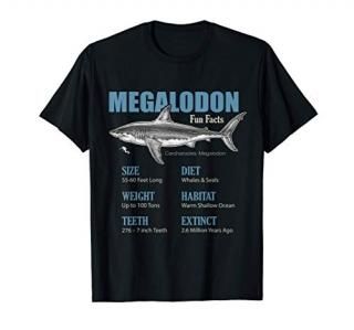 Megalodon Prehistoric Extinct Shark Enthusiast T-Shirt