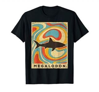 Vintage Megalodon Lover Animal Retro Style T-Shirt