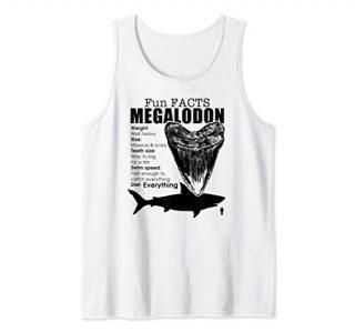 Funny facts Megalodon Tank Top