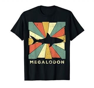 Vintage Megalodon Lover Retro Style Animal T-Shirt