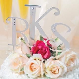 Cathy's Concepts Rhinestone Crystal Cake Topper 3-Inch Letter A by Cathy's Conce