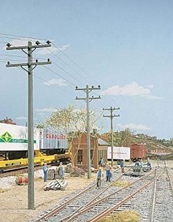 륵Walthers SceneMaster Electric Utility Pole Set 949-4120 