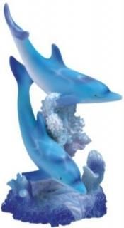 StealStreet SS-G-90065 Marine Life Two Dolphin Design Figurine Statue Decoration