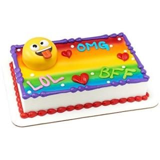 DecoPac Decorating emoji I Am. Cake Topper For Birthdays and Special Occasions O