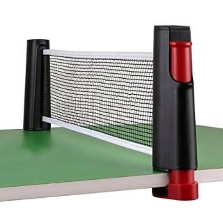 Hipiwe Retractable Table Tennis Net Replacement Ping Pong Net and Post with PVC 