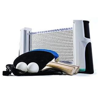 Franklin Sports Anywhere Table Tennis  Complete Portable Ping-Pong Set  Includes