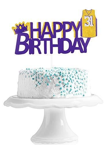 バスケットボール 31歳の誕生日 ケーキトッパー