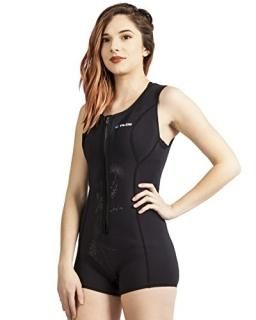 New Women's Tilos 1mm Isis Metalite Swimsuit - Black Size X-Large by Tilos