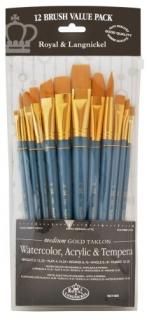 Royal Brush Manufacturing Royal and Langnickel Zip N' Close 12-Piece Brush Set M
