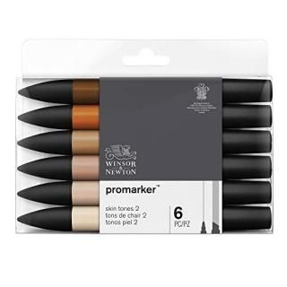 Winsor & Newton ProMarker Set of 6 0290115