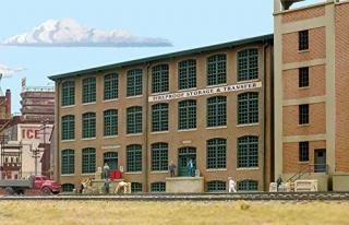 Walthers Inc. Fireproof Storage & Transfer Background Building Kit 12-7/8x 1-3/8