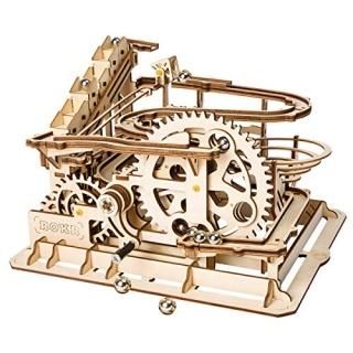ROKR 3D Wooden Puzzle Adult Craft Model Building Set Mechanical Marble Run Games