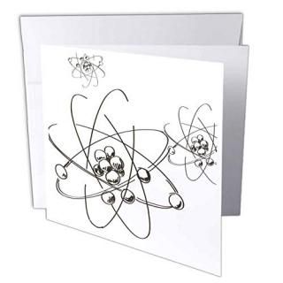 TNMGraphics Science??Atoms??꡼ƥ󥰥 Set of 12 Greeting Cards