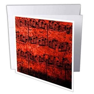 Yves Creations Musical Notes??Musical Interlude֤??꡼ƥ󥰥 Set of 12 Greeting