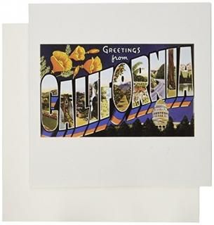 BLNơƹԻԤȤϤStates??Greetings from California with Bold Letters Filledե