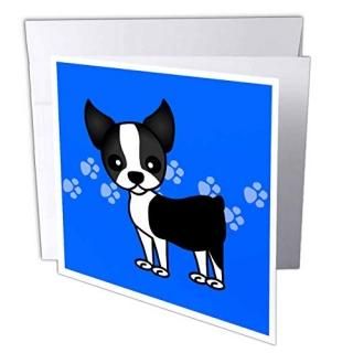 Janna Salak Designs??襤ܥȥ󡦥ƥꥢ֥롼Pawprintط??꡼ƥ󥰥 Set of 12 Greeting C