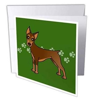 Janna Salak Designs??襤Doberman Pinscheråɥ??Cartoon Dog??꡼with Pawprin