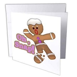 Dooni DesignsꥹޥDesigns??Funny Oh Snap Broken Snapped Gingerbread Man Cookie