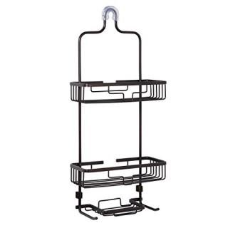 Zenna Home NeverRust Rustproof Aluminum Shower Caddy Bronze E7402ALHB