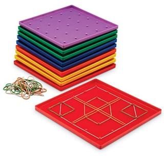 RESSOURCES D'APPRENTISSAGE LER0153 Geoboard 5 X 5 PLASTIC 7 10-PK