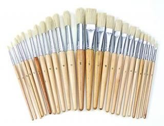 Colorations Easel Paint Brushes Assortment Value Pack Classroom Size Art Supplie