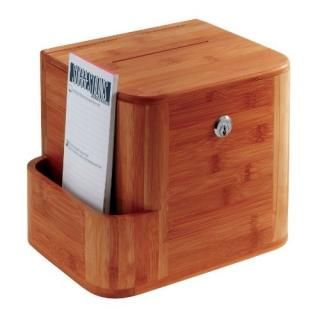 Safco Bamboo Suggestion Boxes