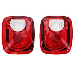 Rampage 5307 Diamond Brite Taillight Conversion Kit&#44; 76-06 Jeep CJ And Wrang
