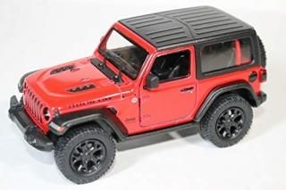 2018 Jeep Wrangler Rubicon Hard Top Red - Kinsmart P/B
