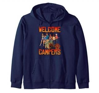 Jurassic World Camp Cretaceous Welcome Campers Group Zip Hoodie