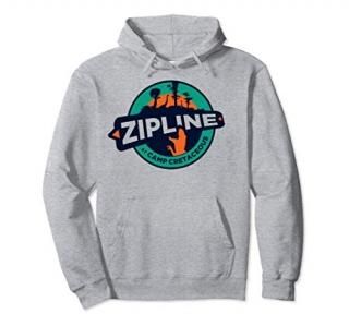 Jurassic World Camp Cretaceous Zipline Logo Pullover Hoodie