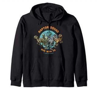 Jurassic World Camp Cretaceous Raptor Squad Run With Us Zip Hoodie