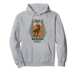 Jurassic World Camp Cretaceous Park Gate Silhouette Pullover Hoodie
