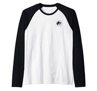 Jurassic World Camp Cretaceous Camp Counselor Pocket Raglan Baseball Tee
