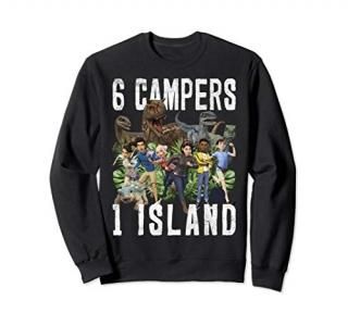 Jurassic World Camp Cretaceous 6 Campers 1 Island Sweatshirt