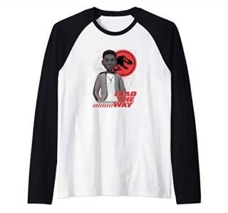 Jurassic World Camp Cretaceous Darius Lead The Way Raglan Baseball Tee