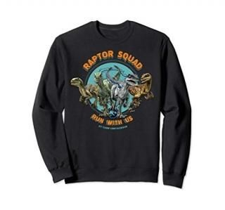 Jurassic World Camp Cretaceous Raptor Squad Run With Us Sweatshirt