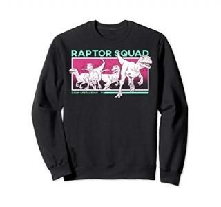 Jurassic World Camp Cretaceous Raptor Squad Pink Sweatshirt