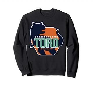 Jurassic World Camp Cretaceous Carnotaurus Toro Silhouette Sweatshirt