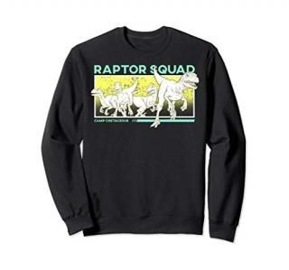 Jurassic World Camp Cretaceous Raptor Squad Yellow Sweatshirt