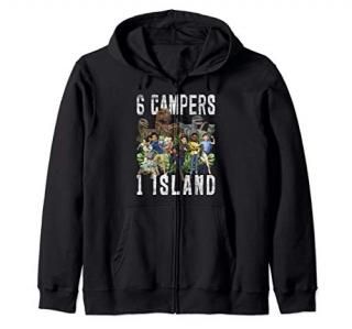 Jurassic World Camp Cretaceous 6 Campers 1 Island Zip Hoodie