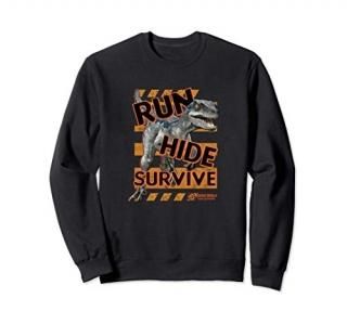 Jurassic World Camp Cretaceous Raptor Run Hide Survive Sweatshirt