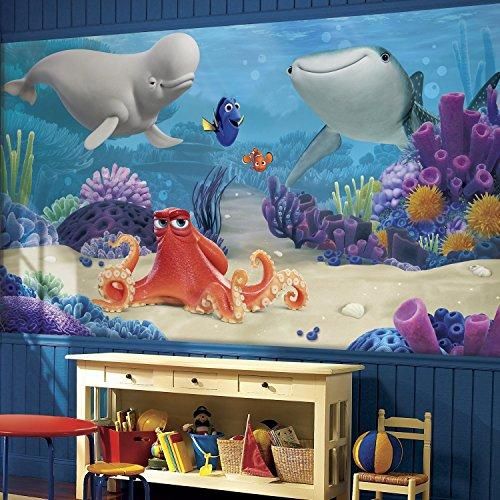Roommates Jl1384m ファインディング ドリー 水活性化 取り外し可能な壁紙 壁画 10フィート X 6フィート 虹色貿易 輸入雑貨専門店 Nijiiro Boueki ニジイロボウエキ