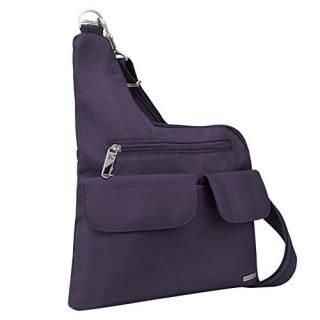 Travelon Anti-Theft Classic Crossbody Bag - Dark Purple - Polyester